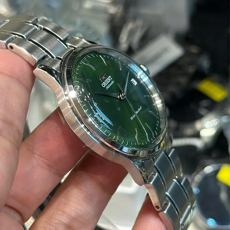 Orient Bambino Version 7 Automatic Green Dial Classic Men's Watch- RA-AC0M09E